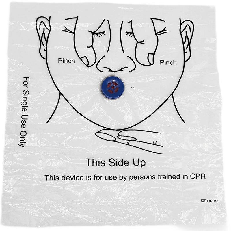 Máscara de resgate CPR Face Shield