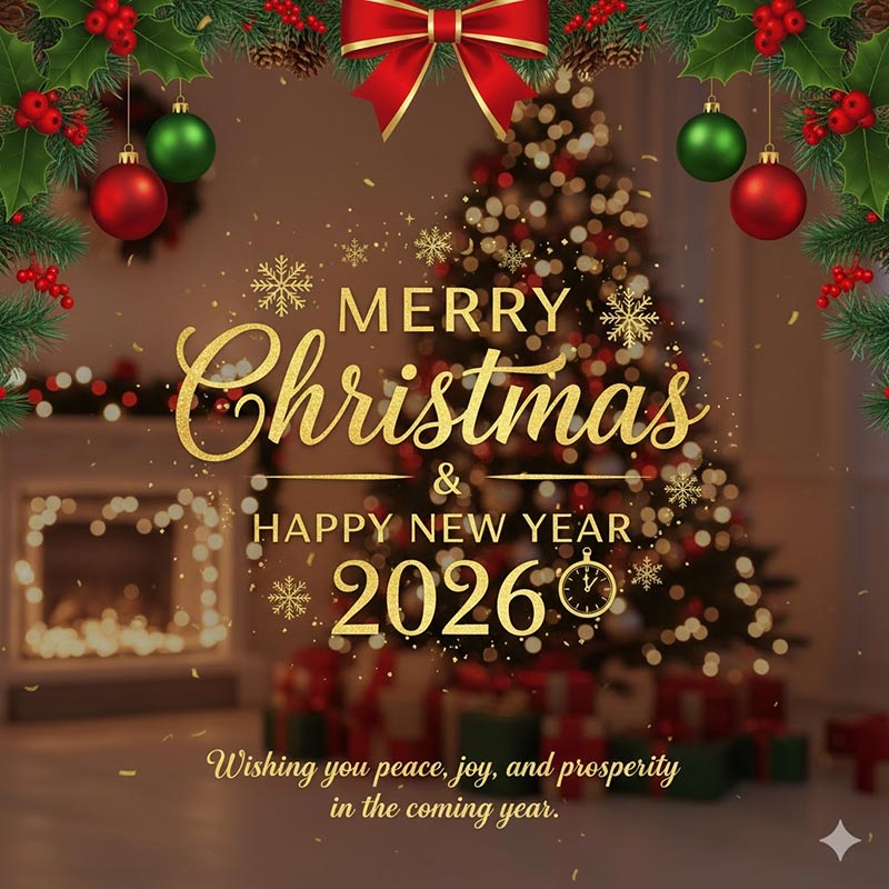 Saudações de Natal e Feliz Ano Novo de 2026 da Xiamen Tianzuo Medical